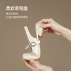 ZHR网红包头凉鞋女2025新款高级浅口小皮鞋洋气小香风粗跟凉鞋女 商品缩略图3