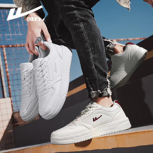 回力男鞋2025夏季新款厚底板鞋情侣款小白鞋增高运动休闲鞋子男款 商品图4