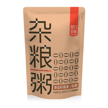 魅力厨房新八宝粥300g*9袋0添加剂速食奇亚籽藜麦杂粮粥方便即食 /粮油调味 /方便食品 /速食粥 商品图1