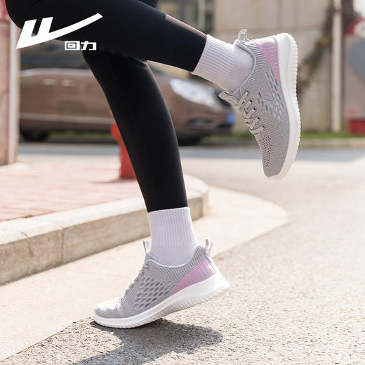 回力女鞋妈妈鞋2025新款软底运动休闲鞋女款中老年网面透气健步鞋 商品图2