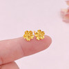 【限时克减150元】足金999 (足金999字印)5G黄金绕线紫荆花樱花小金花耳饰耳钉(5GES00835)预售产品下单后不退款不退货不换货不补差价 商品缩略图2