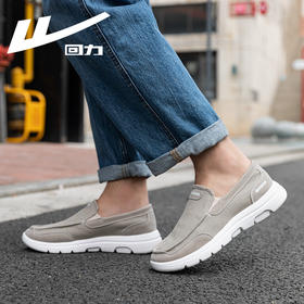 回力男鞋秋季防臭爸爸鞋软底透气时尚休闲鞋舒适懒人鞋老北京布鞋