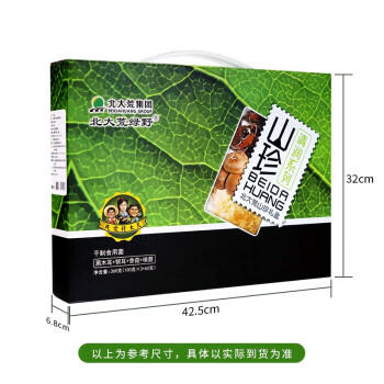 北大荒绿野山珍干货360g礼盒送礼长辈春节礼盒 (黑木耳银耳香菇榛蘑) 团购 /粮油调味 /南北干货 /组合干货 商品图0
