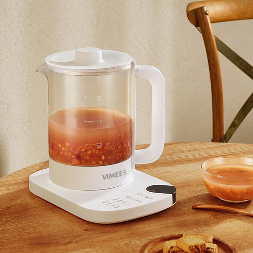 维米仕（vimees）多功能智能养生壶 带滤网 1.8L 白色VM8021 商品图3