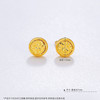 【限时克减150元】足金999.9 【精品】实心车花仿钻圆盘耳饰耳钉仿钻耳钉泡泡耳钉(AWWES00318)（预售产品下单后不退款不退货不换货不补差价 商品缩略图2