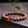 六鑫珠宝 8mm芭比檀香木单圈手串 古风文艺文玩 商品缩略图2