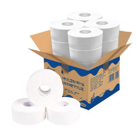 日诺（Rinuo）水溶大卷纸溶水厕纸酒店专用大盘纸商用速溶3层700克 1箱12卷 /家庭清洁/纸品 /清洁纸品 /卷纸