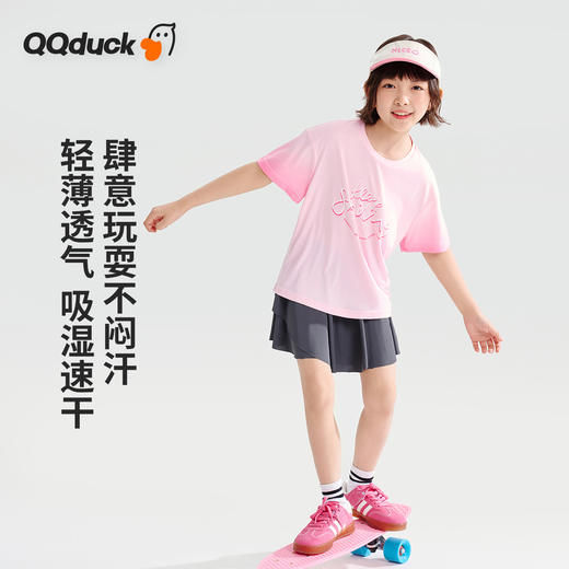 【清仓捡漏】【2件套】【120-165】【可可鸭】女童夏款速干运动网球套装 商品图5