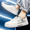 回力男鞋水墨画板鞋2025春秋新款潮流情侣白色板鞋百搭休闲运动鞋 商品缩略图1