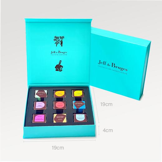 法国 Jeff de Bruges 九种口味小黑巧方盒巧克力27片礼盒 商品图1