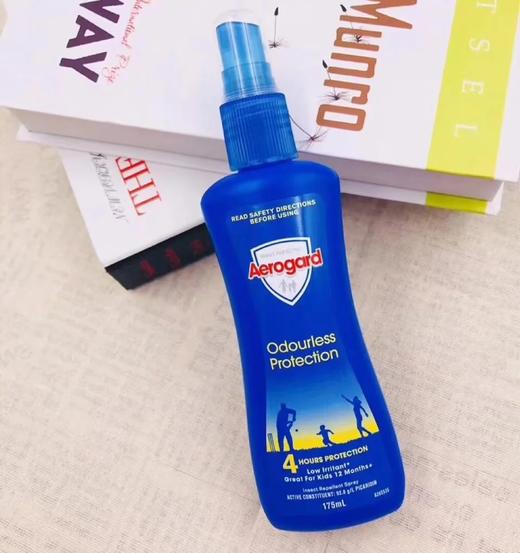 【多妈团购aerogard驱蚊水2瓶到手49.9】再不怕蚊虫咬了，《爸爸去哪儿》同款驱蚊水，温和不刺激，防蚊防敏，无色、不油腻，不含芳香剂-金克丝 商品图3