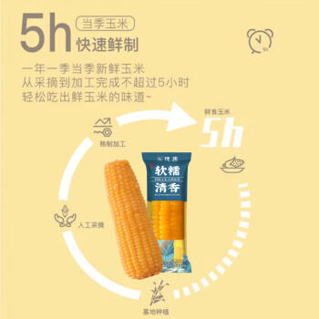 穗康糯玉米新鲜黄糯白糯10支组合4.2斤真空锁鲜整箱甜糯包邮 /粮油调味 /杂粮 /谷米类 商品图0