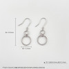 【限时8.8折】【线上铂金馆】PT950 #莫比乌斯 #绕线 【国际铂金协会  精品】铂金镂空极简几何绕线双环耳饰耳吊耳钩(BES00255)（预售4-7天发货，一经下单不支持退款） 商品缩略图4