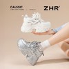 ZHR则则9.5CM增高厚底老爹鞋女春秋款超高跟女鞋百搭休闲运动鞋女 商品缩略图0