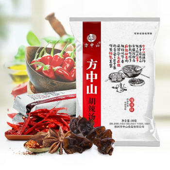 方中山胡辣汤料河南特产速食汤早餐方便食品新4包组合装1161克 /粮油调味 /方便食品 /速食汤 商品图5