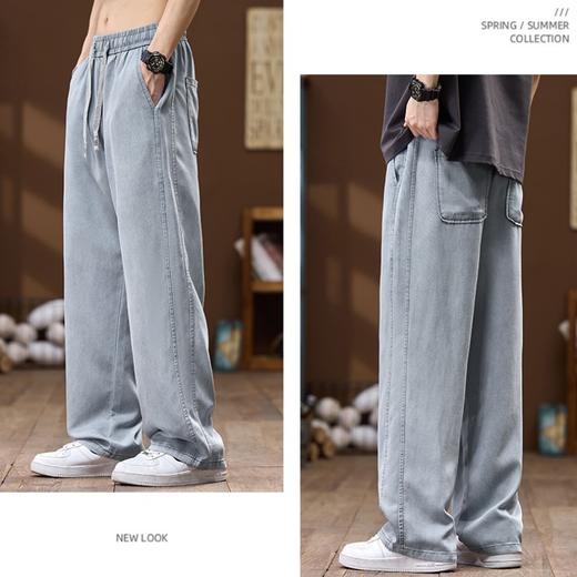 夏季百搭【莱赛尔天丝休闲裤】舒适百搭 直筒宽松  挺括有型 舒适透气 商品图2