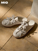 MIO米奥包头拖鞋女珍珠芭蕾风休闲鞋懒人一脚蹬半拖M252244607 商品缩略图0