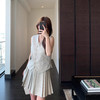 老钱风套装！2025新款时髦老钱风背心上衣百褶短裙两件套女春夏！ 商品缩略图1