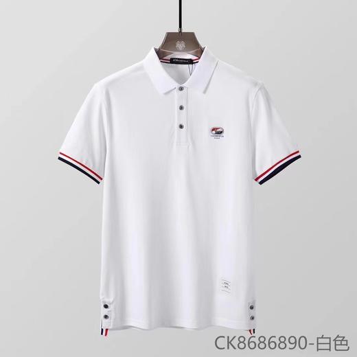 夏季新款胸前刺绣翻领polo衫纯棉休闲百搭款上衣  XLM-CK8686890* 商品图1