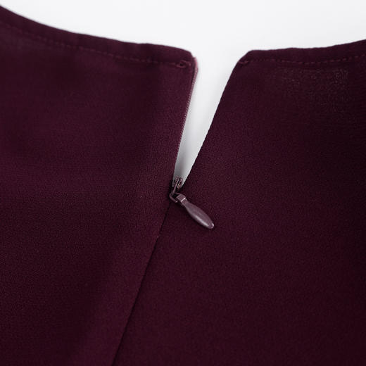 QF856斯尔丽2025夏季新款简约时尚通勤日常撞色分割显瘦宽松好穿连衣裙 商品图7