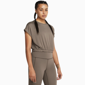 【11.15立冬暖心礼】安德玛UA女子宽松透气时尚短袖1384204-200