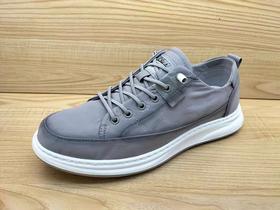 新款豪行13151201轻便户外男鞋单鞋舒适厚底时尚运动鞋男布鞋