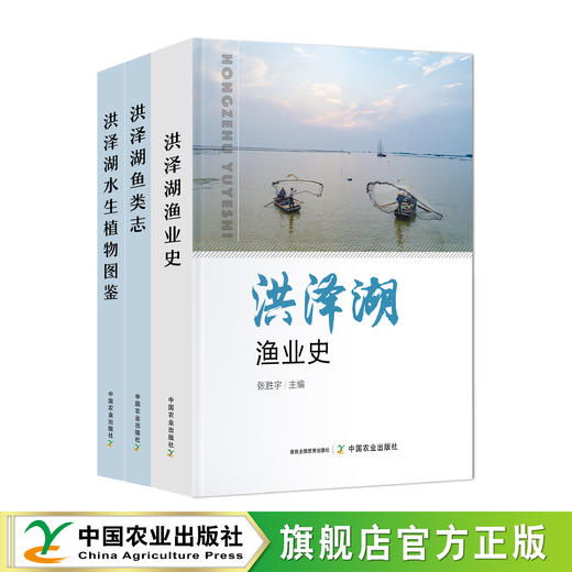 洪泽湖渔业丛书（全3册）【渔业史+鱼类志+水生植物图鉴】 商品图0