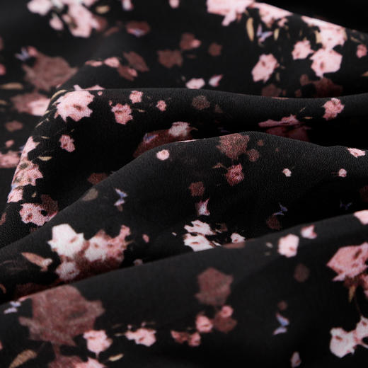 QF83025新款改良旗袍修身立体盘花腰间打褶藏肉不规则波浪裙摆连衣裙 商品图8