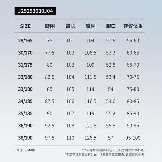 拇指白小牛男士舒爽宽松牛仔长裤无限系列 商品图4