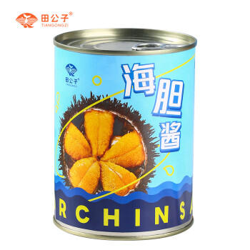 田公子海胆酱海胆罐头即食特产海胆黄饺子馅原汁刺身海鲜水产500g1罐 /粮油调味 /调味品 /中式酱料 商品图1