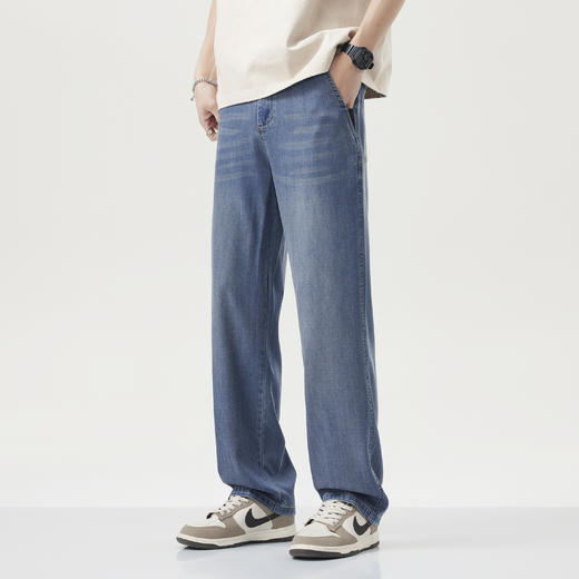 【Le*同款热销】轩齐男士超薄天丝牛仔裤，夏季透气凉爽（下单3-5天发货） 商品图10