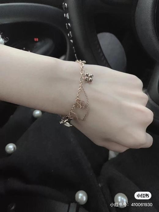 D050632长度可调节金色显白百搭花朵手链 商品图2