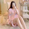 【夏季新款❗️棉绸睡衣两件套装】时尚小翻领，面料亲肤不褪色不起球！女薄款吊带性感绵绸家居服甜美短裤空调服夏装 商品缩略图11