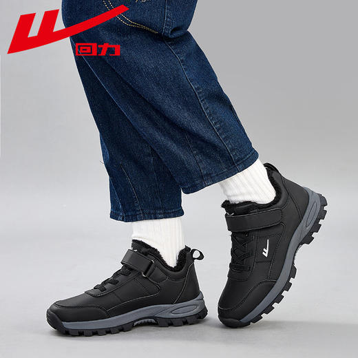 回力保暖鞋男女款中老年外穿雪地靴2024新款冬季加绒加厚棉鞋零下 商品图2