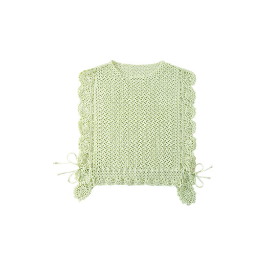 苏苏姐家碧玉背心手工diy钩针棉线蕾丝线上衣短袖毛线团材料包 商品图5