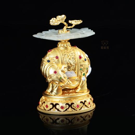 【吉祥如意】古玉花吉象摆件ZX2503055 商品图8