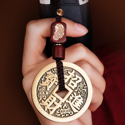 八方来财铜钱挂饰 商品图6