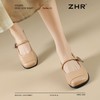 ZHR则则单鞋韩系不规则拼接方头淑女百搭时尚凉鞋气质通勤ins女鞋 商品缩略图8