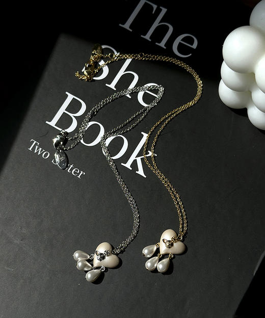 现货 THS-无 西太后家 猫爪珍珠项链 CU1300 商品图6