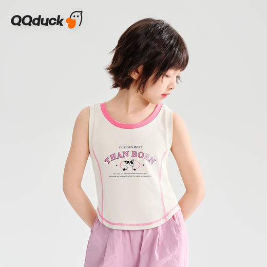 【120-165】【可可鸭】女童夏款运动背心无袖 商品图2