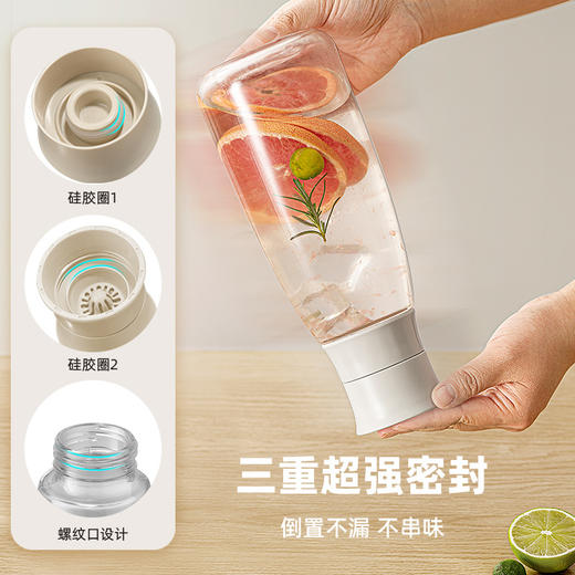 【夏日冷泡果茶冷水壶】清酒果酒分酒瓶 家用聚会加厚玻璃强密封 商品图1
