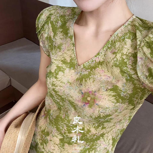 【预售7天】良木礼真丝连衣裙（1466L） 商品图1