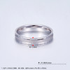 【限时8.8折】【线上铂金馆】PT950 【国际铂金协会】铂金喷砂简约实心固口圈戒（约3.4-3.9mm）(BJZ00115)(预售4-7天发货，一经下单不支持退款) 商品缩略图2