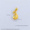 【限时克减150元】足金999.99 【精品】五9黄金天鹅吊坠(ACDZ00321)（预售产品下单后不退款不退货不换货不补差价）（预售产品下单后不退款不退货不换货不补差价） 商品缩略图4