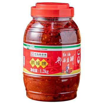 鹃城牌 红油郫县豆瓣酱1200g 餐饮大包装 辣椒酱 中华老字号 /粮油调味 /调味品 /烹饪酱 商品图3