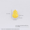 【限时7.5折】【定价黄金】足金 #葫芦 【精品】3D硬金空心仿古法手串配件福至心灵福字福禄葫芦转运珠Diy手串配件(AU3DSC00007)预售产品下单后不退款不退货不换货不补差价 商品缩略图3