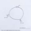 【限时8.8折】PT950 【国际铂金协会】铂金空心招财独角兽方环调节手链(ACPTSL00002)(预售4-7天发货，一经下单不支持退款)预售产品下单后不退款不退货不换货不补差价 商品缩略图4