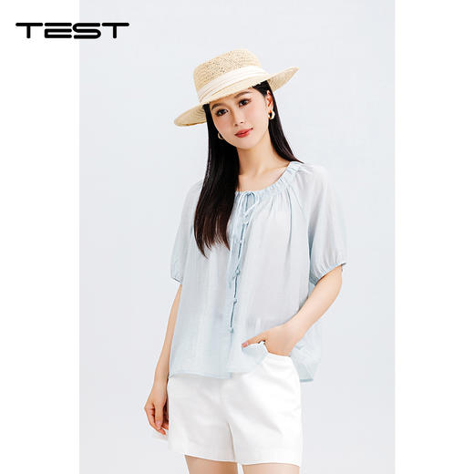 夏上新时尚清新清爽舒适透气小衫1252097 商品图3