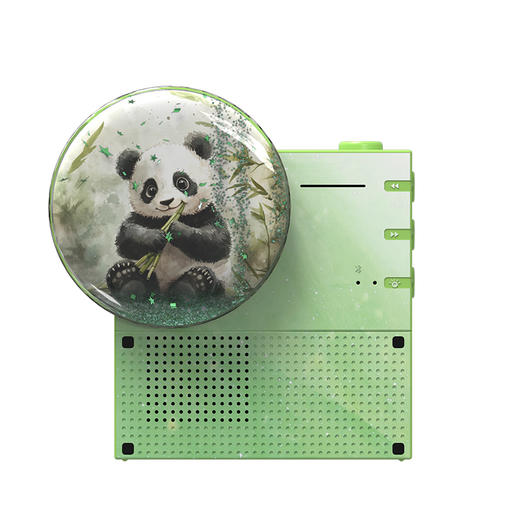 HYUNDAI 怀旧唱片蓝牙音箱 YH-F033 流沙版 渐变绿 商品图0