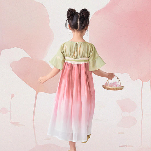笛莎Deesha观山见女童连衣裙2025夏季女童连衣裙 商品图5